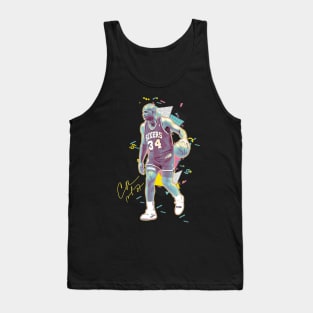 Charles Barkley The Chuck Basketball Legend Signature Vintage Retro 80s 90s Bootleg Rap Style Tank Top